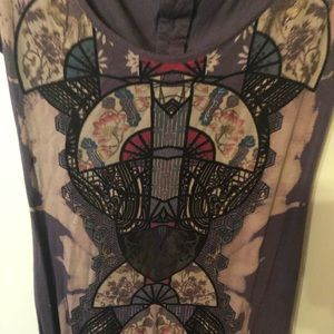 Papillon  T-shirt dress
